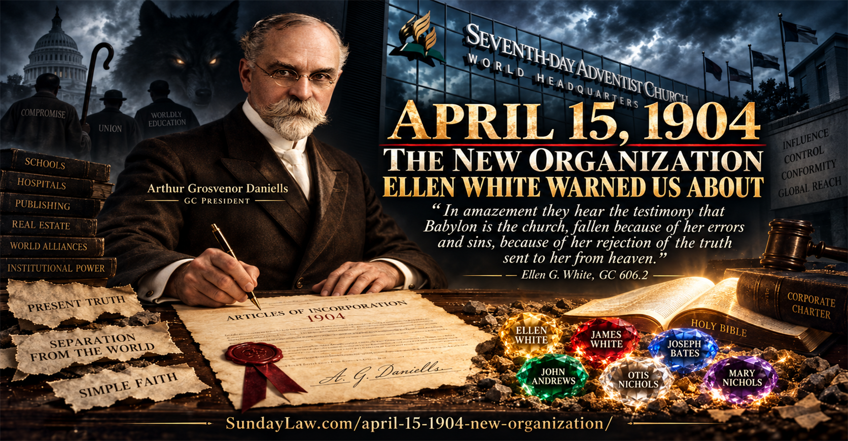 April 15, 1904 Paper Church Evidence — Protestant restoration warning