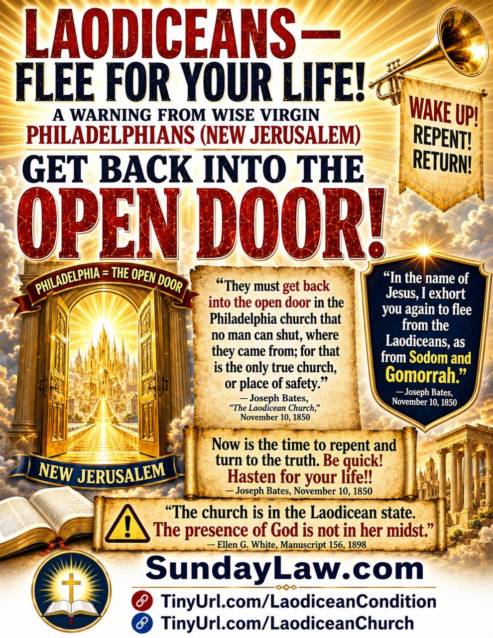 Laodicean condition — straight testimony